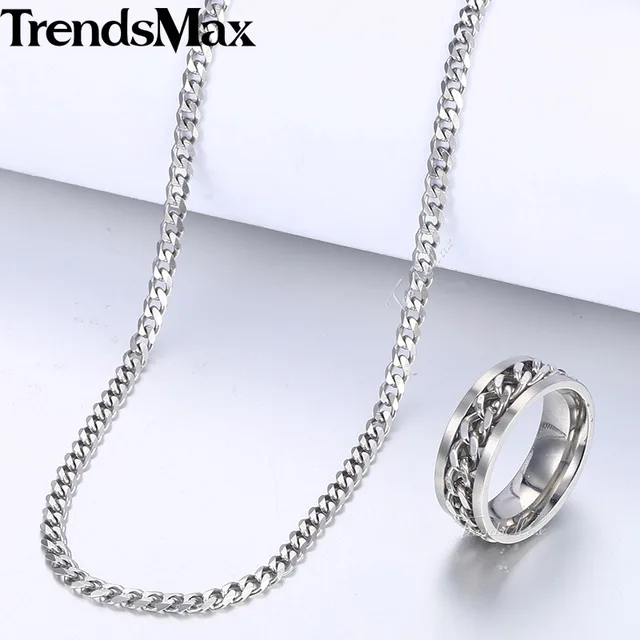Wedding ring necklace mens Clearance