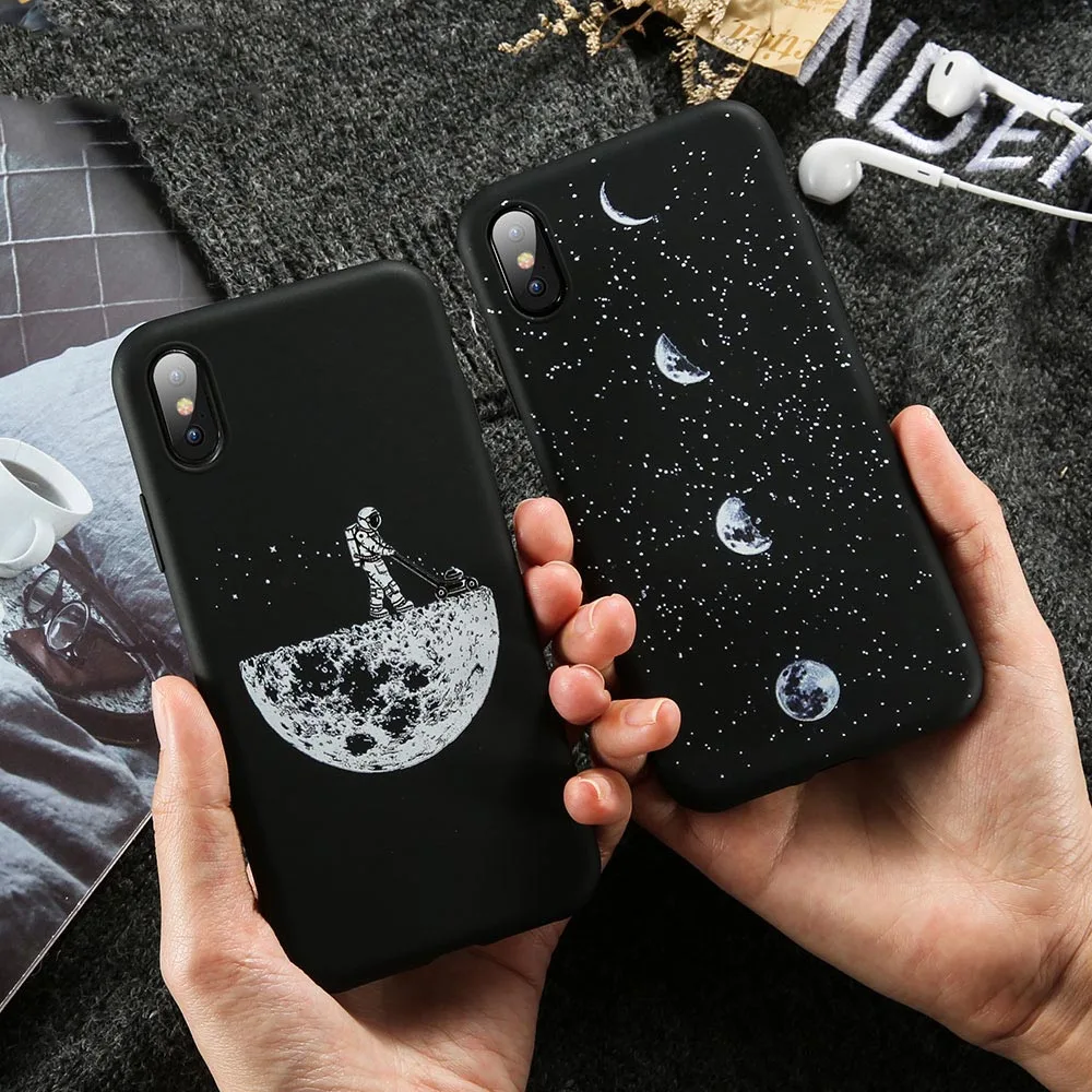 

VIAERSON Soft Phone Case For Xiaomi Mi 8 Pro Lite SE Starry night Case For Pocophone F1 Xiaomi Mi 8 A2 Lite A1 6 Mix 3 2S Covers