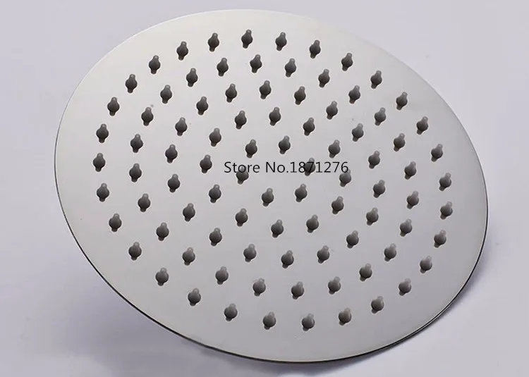 Современная нержавеющая сталь 8 дюймов насадка для душа настенная ультратонкая круглая хромированная отделка душевая головка для ванной комнаты