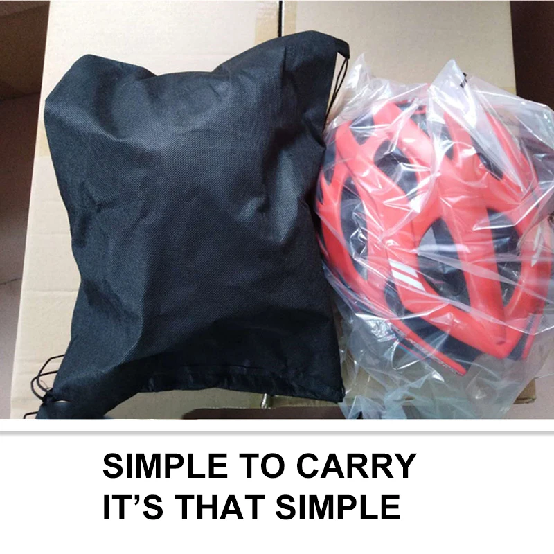 

Bicycle Helmet Backpack Storage Bag Cycling Tackle Waterproof MTB Bike Multi-Functional Portable Bike Motorcycle Accessories