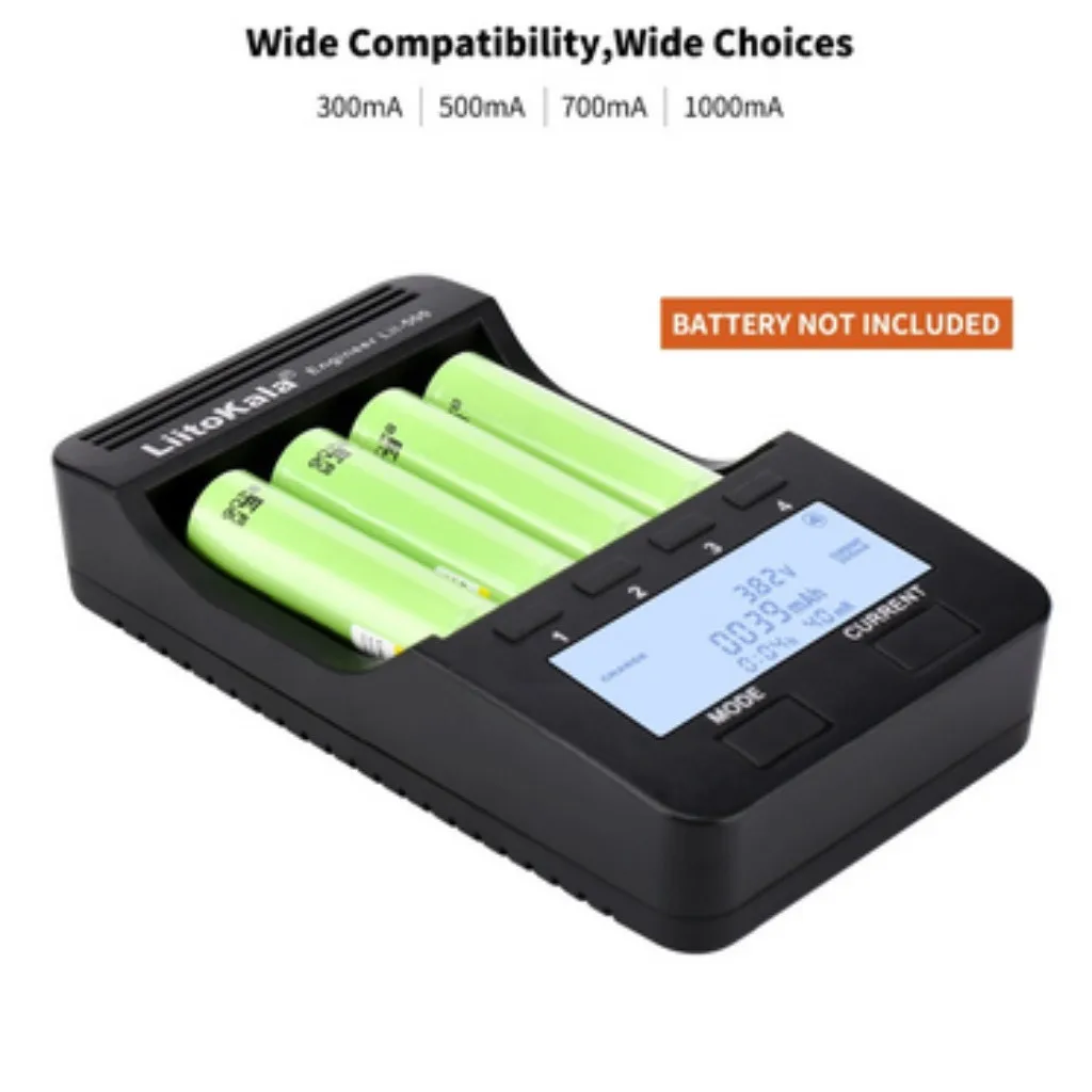 

LiitoKala Engineer Lii-500 4 Slots Lithium Li-ion Ni-MH Battery Charger EU / US