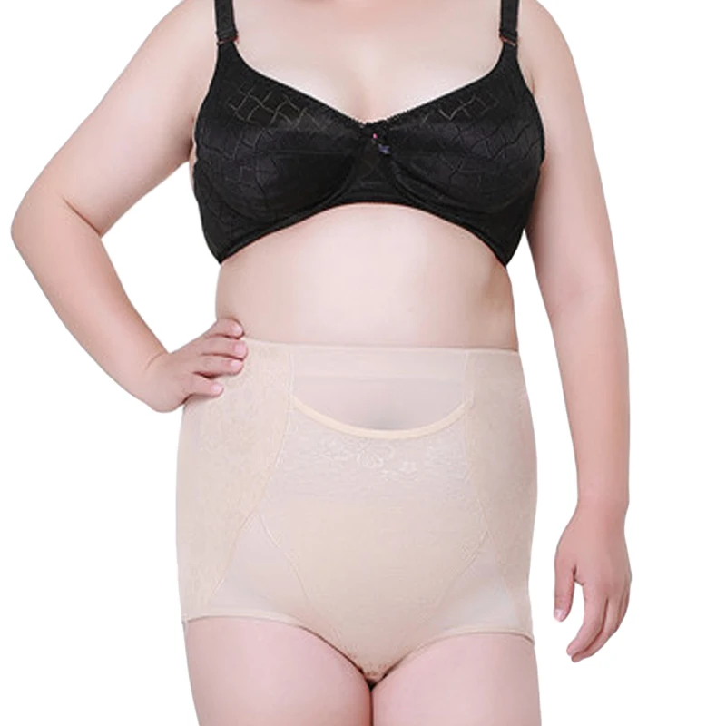 Plus Size Panties Women's Tummy Control Briefs Correcting Panties
