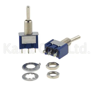 

10pcs MTS - 103 Toggle switch (single) three toggle switch 6 A 125 v