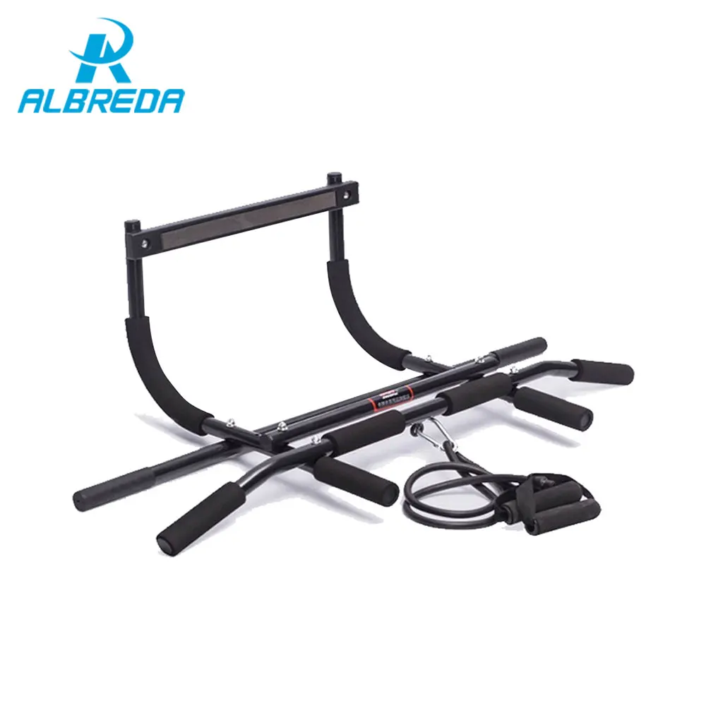 Albreda Door Pull Up Bar Push Portable 200kg With Resistance Bands