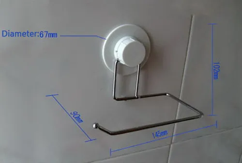 Высокое качество держатель для туалетной бумаги Ванная комната всасывания вешалка для салфеток кухня полотенца крюк JUN21-A