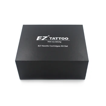 

100 Pieces Assorted EZ Cartridge Tattoo Needles Liners Shaders With 2 Aluminum Tubes and 2 Needle Bars