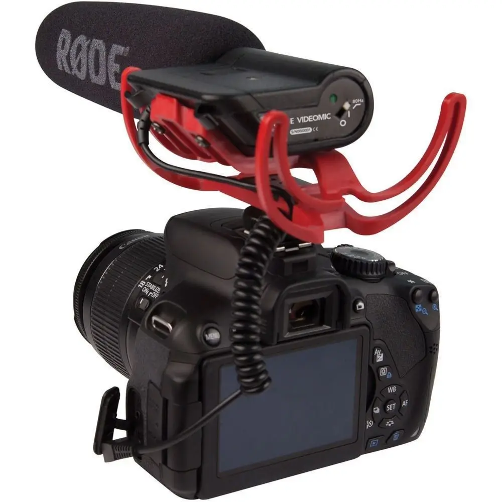 Профессиональный микрофон Rode VIDEOMIC для камеры Canon Nikon Sony DSLR DV видеокамера цифровой