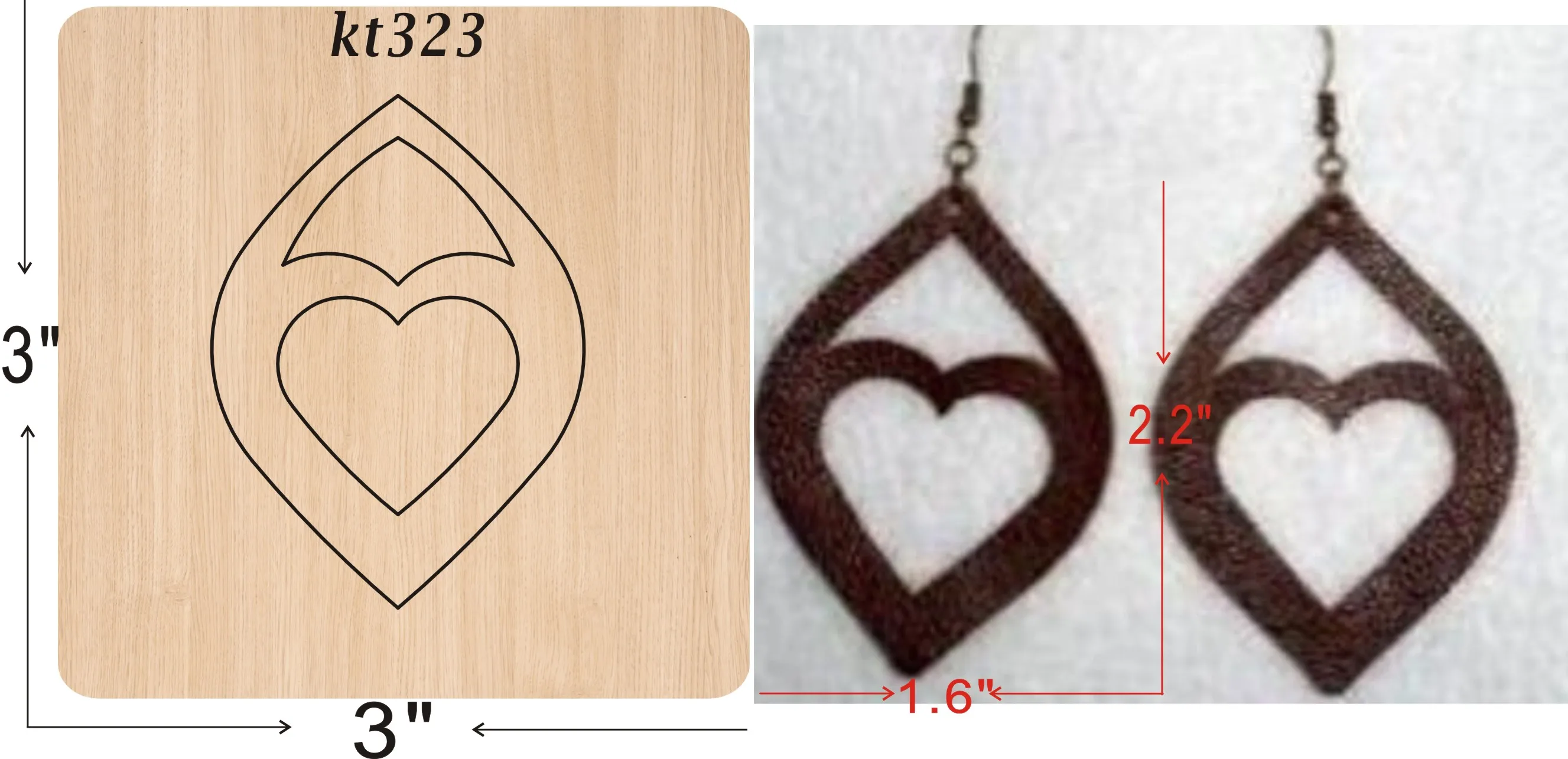

Handmade earrings cutting dies 2019 new die cut &wooden dies Suitable for common die cutting machines on the market