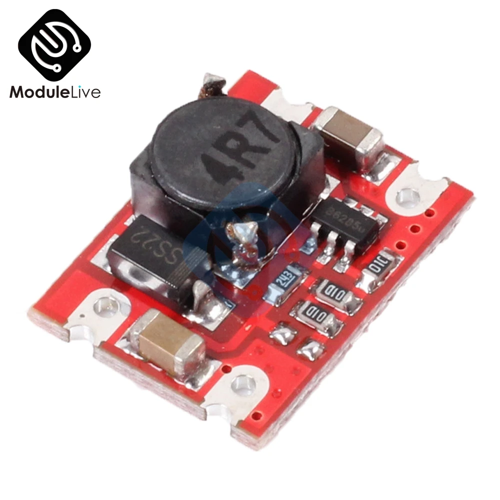 

DC-DC 2V-5V to 5V Step Up Boost Power Supply Module Voltage Converter Board 2A Fixed Output High-Current For Dry lithium Battery