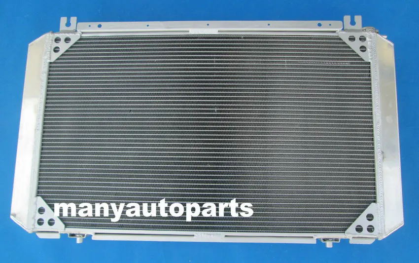 Perfect 3ROW 56MM Aluminum Radiator & Fans FOR NISSAN Patrol GQ SAFARI 2.8L/4.2L 4200cc DIESEL RD28T TD42 I6 & 3.0L RB30S PETROL Y60 87 3