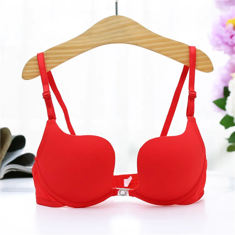 Free Shipping Leqemao Sexy Backless Bra Deep U Sexy Bras Ultra low cut