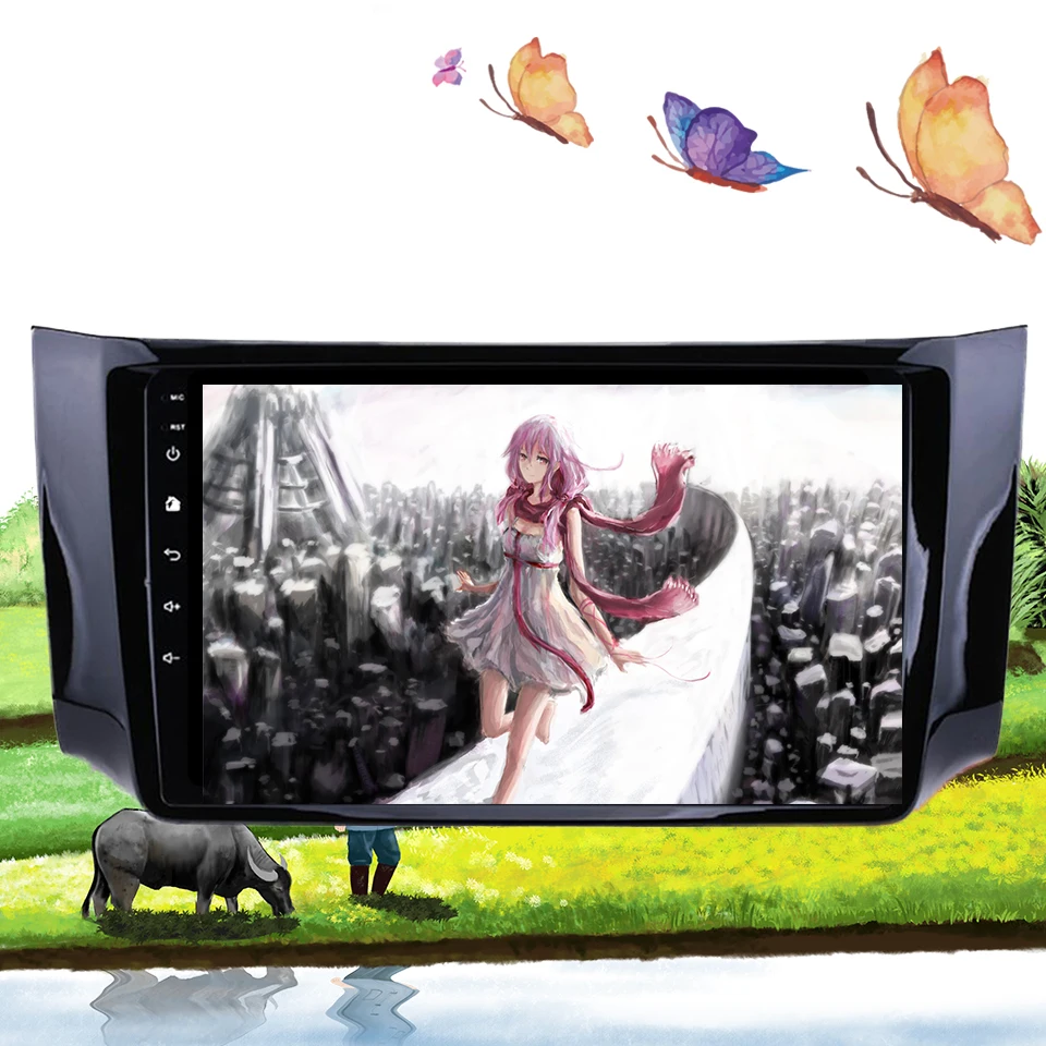 Sale Android Car Radio for Nissan sylphy 10.1 inch 1024*600 Octa Core wifi Bluetooth video audio Multimedia 2 din car dvd player 2