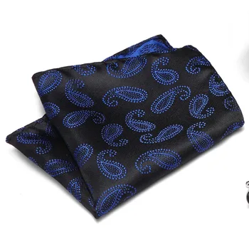 

Floral Polka Dot Pocket Squares For Suits Wedding Party Business Hot Sell 100% Silk Men Floral Paisley Handkerchiefs