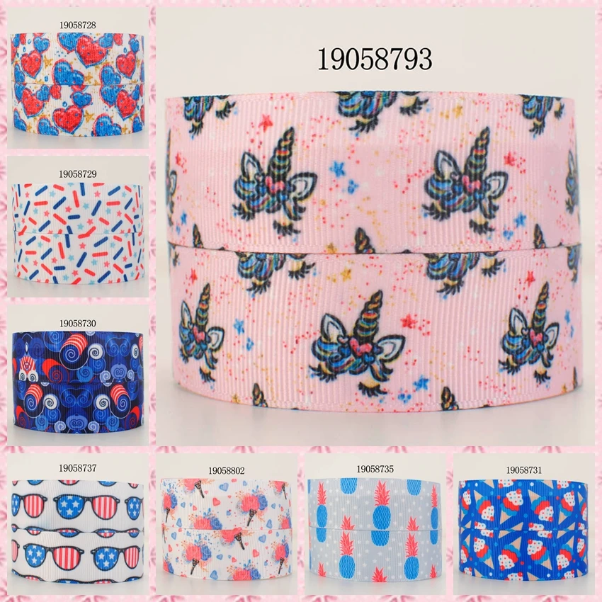 

10yards -different sizes -US Independent days ribbon printed Grosgrain ribbon 19058728