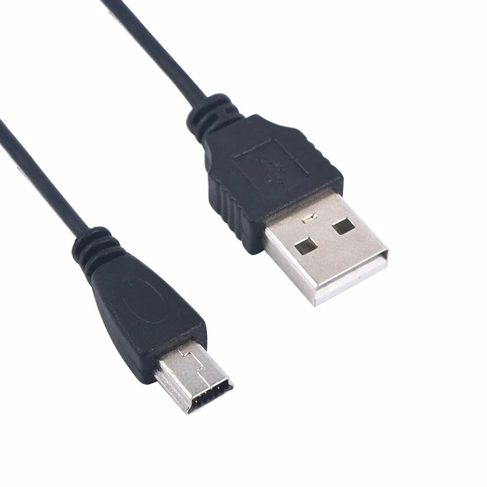 Продвижение 80 см USB 2,0 A папа-мини 5 Pin B зарядное устройство зарядный кабель Шнур адаптер 5TLR Мини USB адаптер для MP3 MP4 плеера