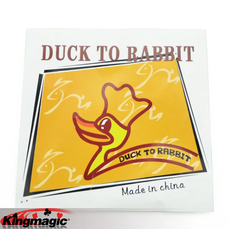 

Duck To Rabbit Free Shipping King Magic Tricks Props Toys Email Video To You