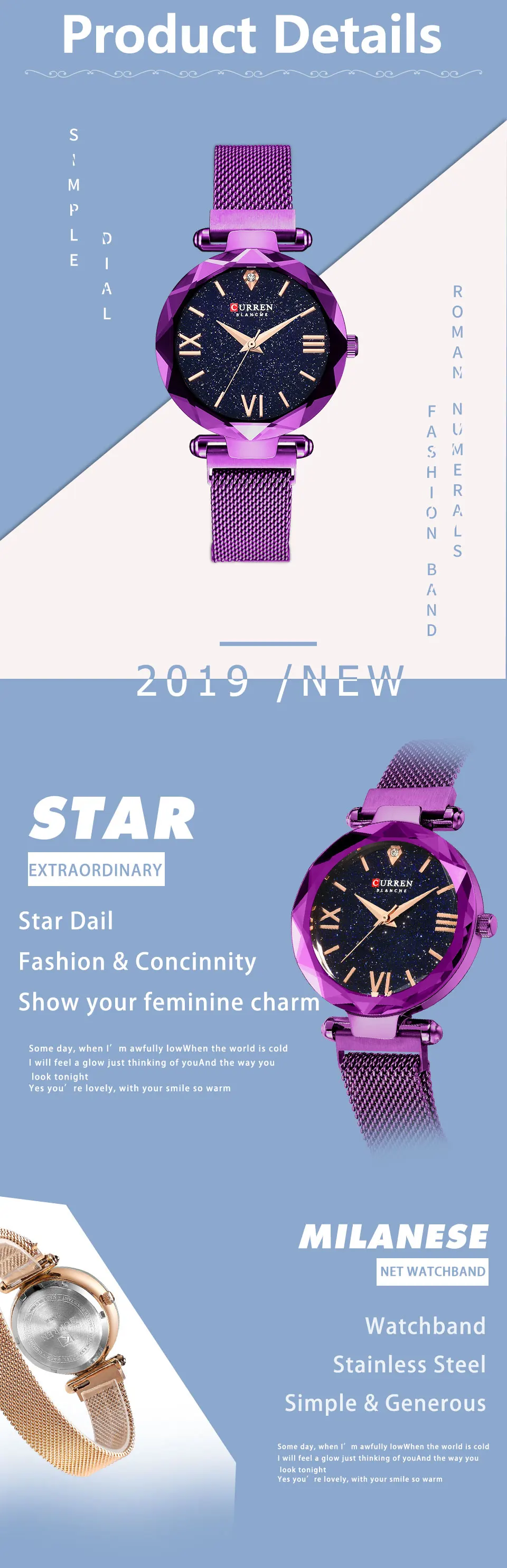 CURREN женские часы модные повседневные часы Роскошные водонепроницаемые Топ брендовые наручные часы дамское платье девушка простые часы Relogio Feminino