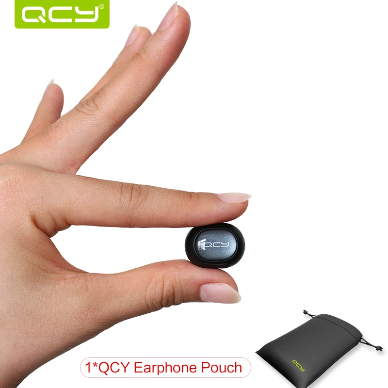  Wireless Bluetooth Headset QCY Q26 English Voice Earbuds Sport Driving Music Earphone with Mic for Samsung Xiaomi  iPhone 5s 6 7 