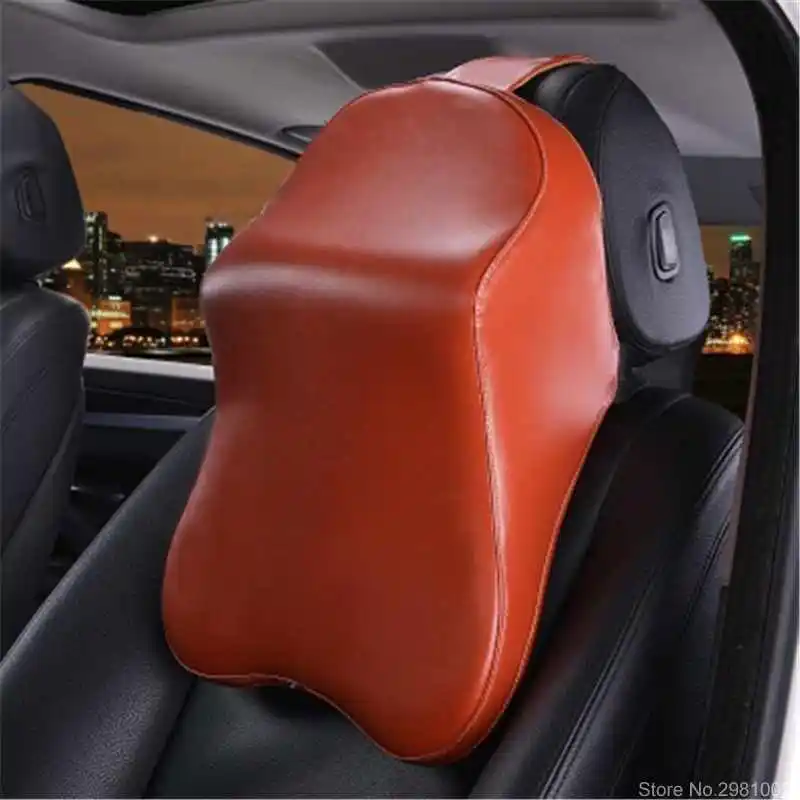 

Memory Foam Car Headrest Pillow Massage Seat Back Waist Support Neck Rest Pillow Car Cushion Interior Accessories