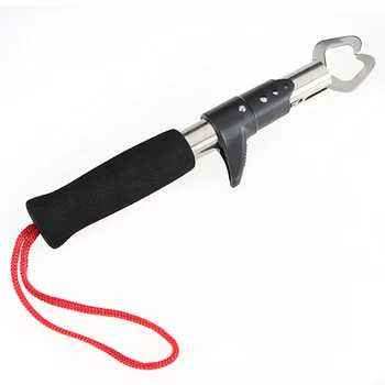 

Stainless Steel Fish Lip Grabber Gripper Grip Clip Tackle Scale Tool Sea Fishing