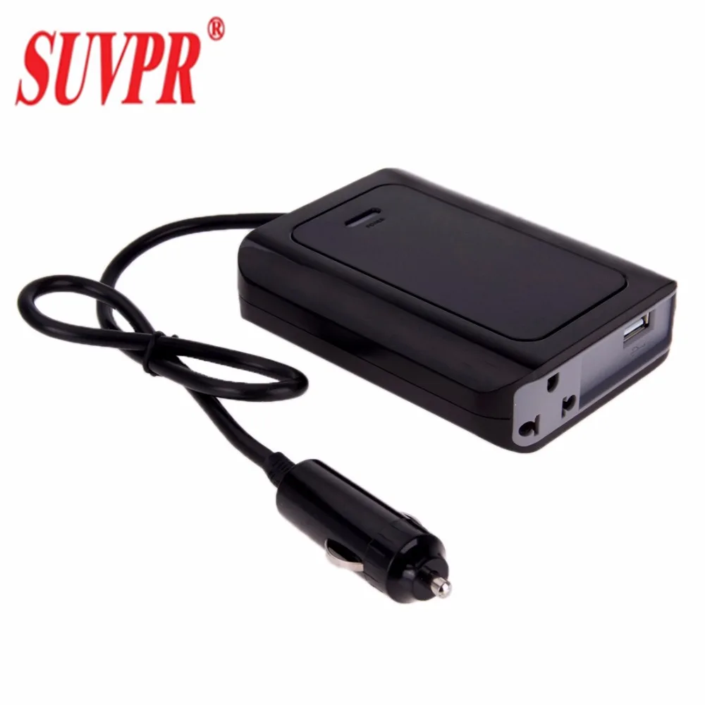 Dy200n 200w Dc 12v To Ac 220v Car Power Inverter With 500ma Usb Port & Eu / Us Power Socket