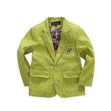 

High Quality Children's Spring Casual Suits 2018 Hot Sale Autumn Boys Jackets Wholesale England Style Long Sleeve Coat