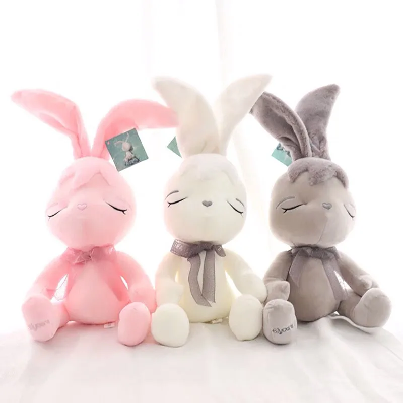 26 см милый плюшевый кролик игрушки плюшевый кролик и плюшевые детские игрушки в виде животных кукла ребенок длу улучшения сна игрушка