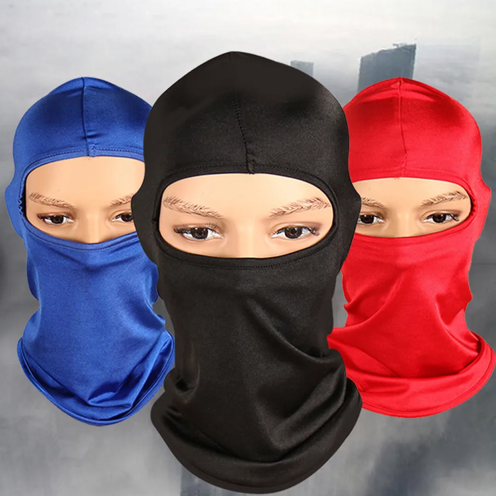 

2019 Hot Selling Cycling Face Mask Ski Neck Protecting Outdoor Balaclava Full Face Mask Ultra Thin Breathable Windproof