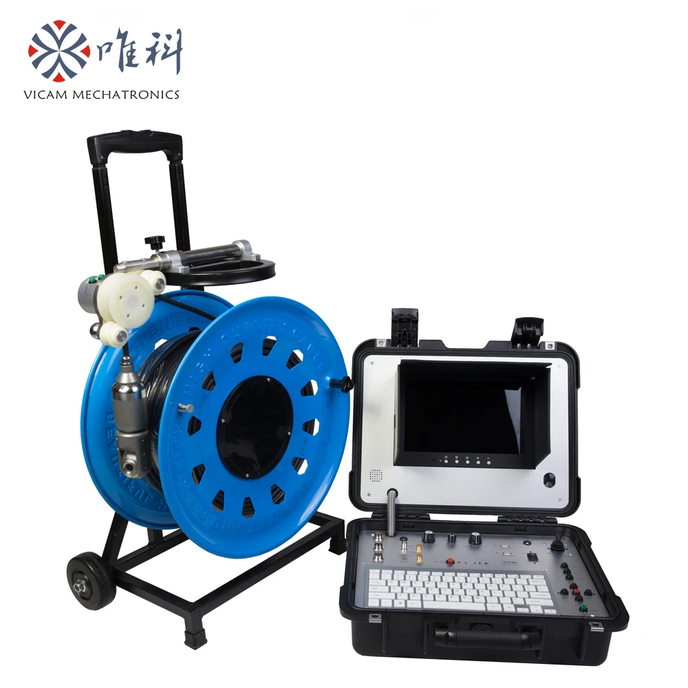 

deep water well AHD inspection camera 80m / 100m / 120m with 10 inch monitor V10-3288PTN-2