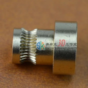 

SWMAKER 3d printer Reprap Mendel feeding wheel extruded brass filament drive wheel pressure feed rollers feed roller