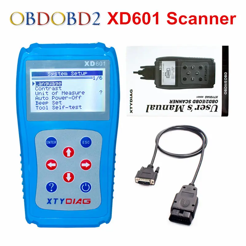 

Newest Diagnostic Scanner XD601 OBD2 OBDII EOBD Auto Code Reader Data Tester Diagnostic Scan Tool Multi-Language For Cars Trucks