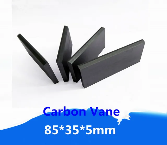 85*35*5mm Graphite Vanes carbon blade for Rotary compressor ,Vacuum