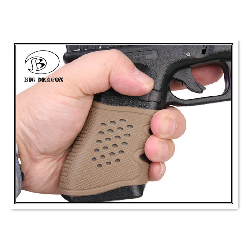 Резиновый противоскользящий тактический пистолет для шин пистолет защищает черные тактические перчатки Glock кобура для Glock 17 19 20 21 22 31 32