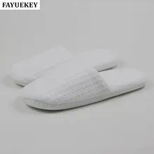 FAYUEKEY 3pairs \ отель Лот Клуб Поставляет Портативный толстая подошва не одноразовые тапочки домашние белые Тапочки