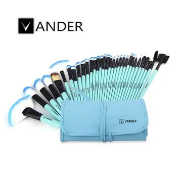 

Professional VANDER 32 Pcs Makeup Brushes Set Foundation Face&Eye Powder Pinceaux Cosmetics Eyebrow Shadow Brush & Pouch Bag