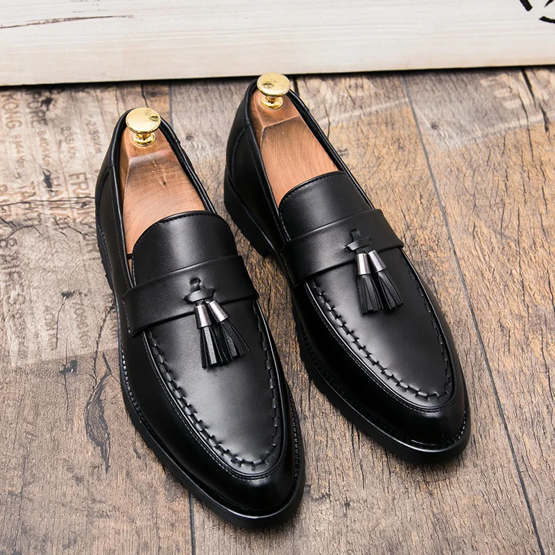 italian tassel business men shoes leather elegant formal dress flats designer office footwear luxury brand oxford shoes for men (32)