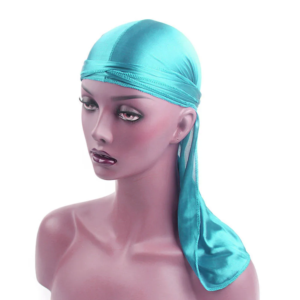 

YOUYEDIAN 2019 Men/Women Silk Polyester Bandana Hat Durag Rag Tail Headwrap Headwear Gift Watermelon Red FASHION HAT #Y20