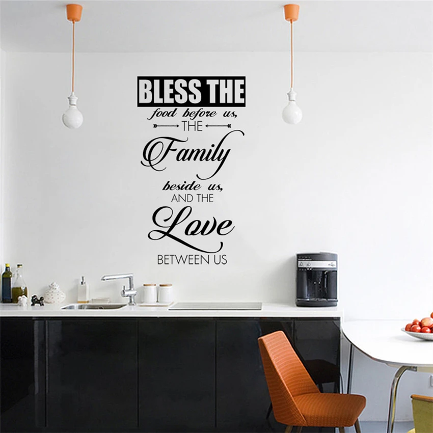 

Love Family Living Kitchen Room Decal Wall Art Decal Wall Sticker Home Decor Removable Vinyl Sticker D191