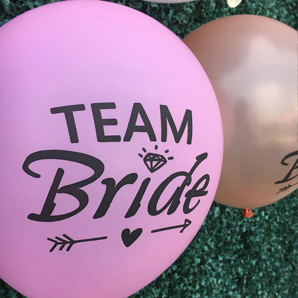 Wedding Party Bride To Be Latex Balloon Confetti Baloon Set Hen Night Bachelorette Party Decorations Team Bridal Shower PAT67 (3)