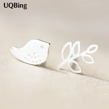 Новейшие 925 пробы серебряные серьги ювелирные изделия 925 Серебряные серьги-гвоздики в виде птицы Pendientes Plata Brincos