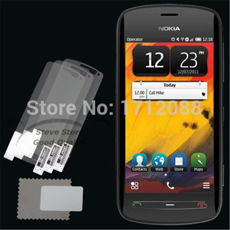 

5pcs/lot High Clear HD Screen Protector For Nokia 808 Protective Screen Film For Nokia 808