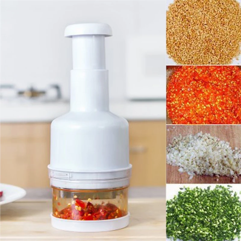 1pc Garlic Presses Hand Pressing Shredder Onion Ginger Garlic Chili