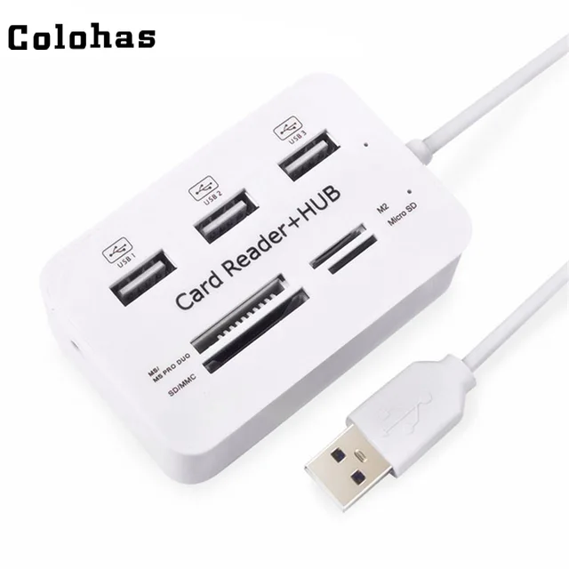 Special Price 3 Ports USB 2.0 HUB + TF MS M2 SD/MMC Card Reader Converter Multifunction USB Combo Adapter for PC Computer Accessories Special Price 3 Ports USB 2.0 HUB + TF MS M2 SD/MMC Card Reader Converter Multifunction USB Combo Adapter for PC Computer Accessories