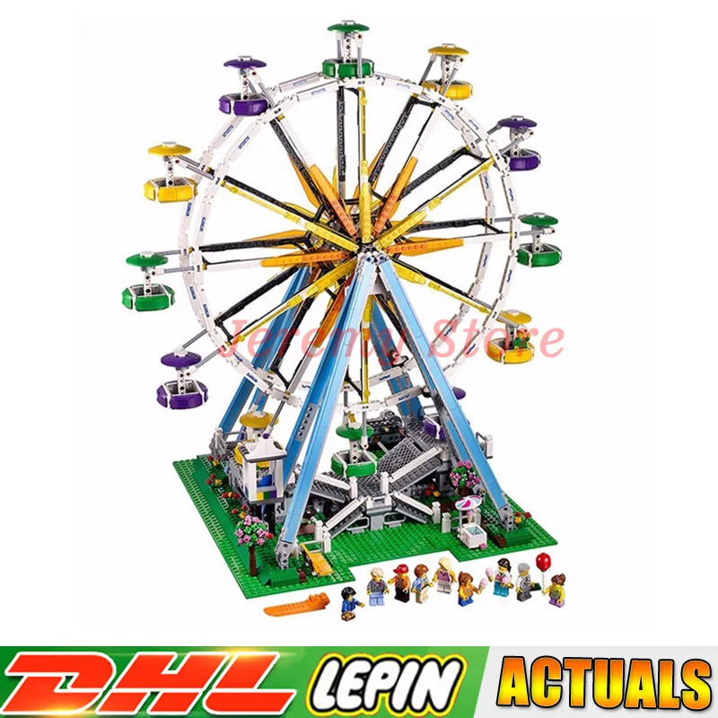 

2018 DHL LP 15012 2478Pcs City Expert Ferris Wheel Model Building Kits Blocks Bricks Toys Compatible LegoINGlys 10247 Gifts