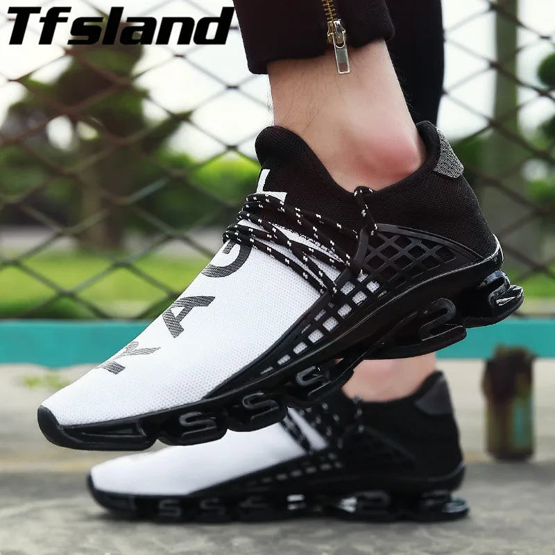 Tfsland/мужские и женские сетчатая поверхность дышащие кроссовки на мягкой плоской подошве; бейсбольная спортивная обувь; Новинка; zapatillas hombre Chaussures; высокое качество