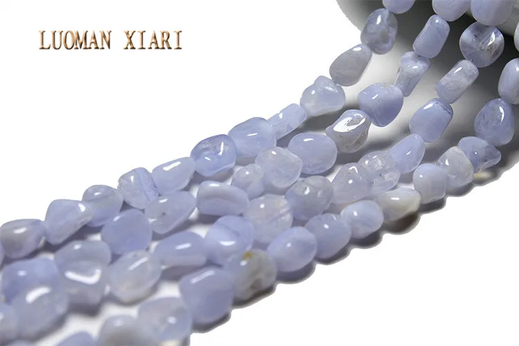 Нерегулярные 5-7 мм натуральный синий кружевной Агат фиолетовые каменные бусины для самостоятельного изготовления ювелирных изделий браслет ожерелье прядь 15''