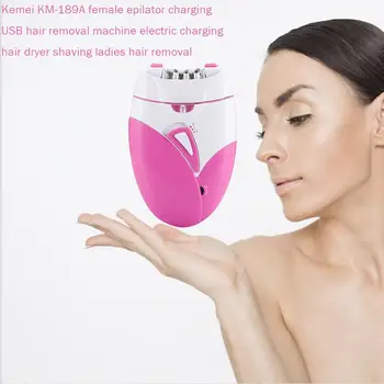

Woman's Epilator USB Charge Hair Removal Machine Electric Rechargeable Lady Shaving Trimmer Hair Removal