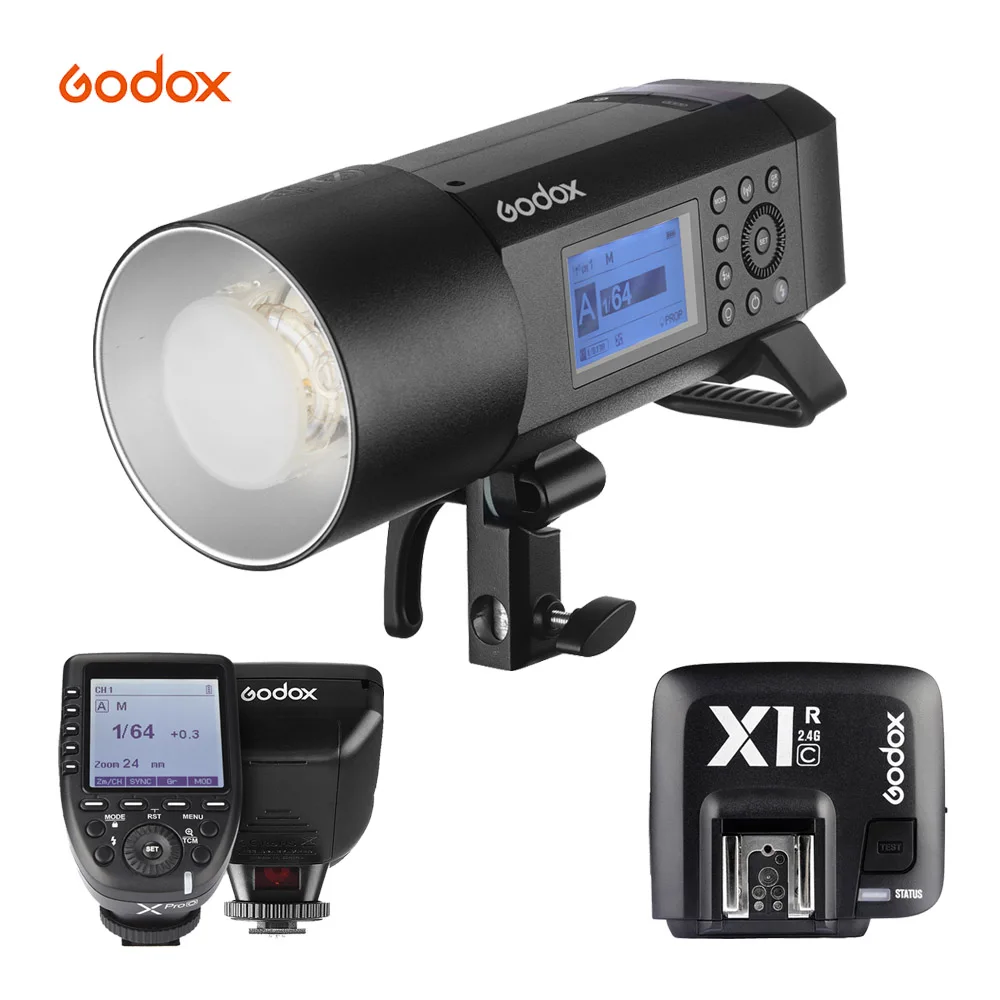 Godox WITSRO AD400Pro все в одном наружная Вспышка Speedlite TTL авто вспышка GN72 1/8000s HSS X