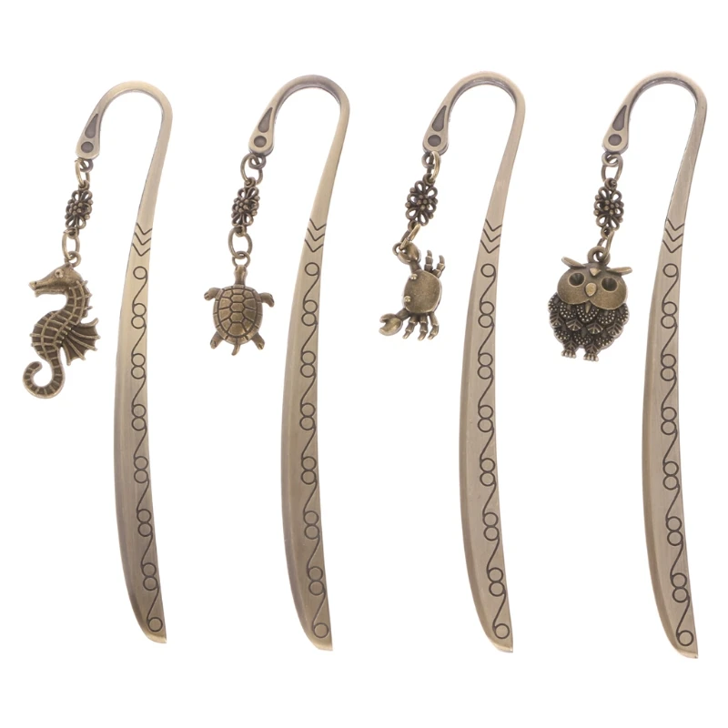 

Creative Cute Vintage Animal Design Metal Bookmark For Book School Student Gift