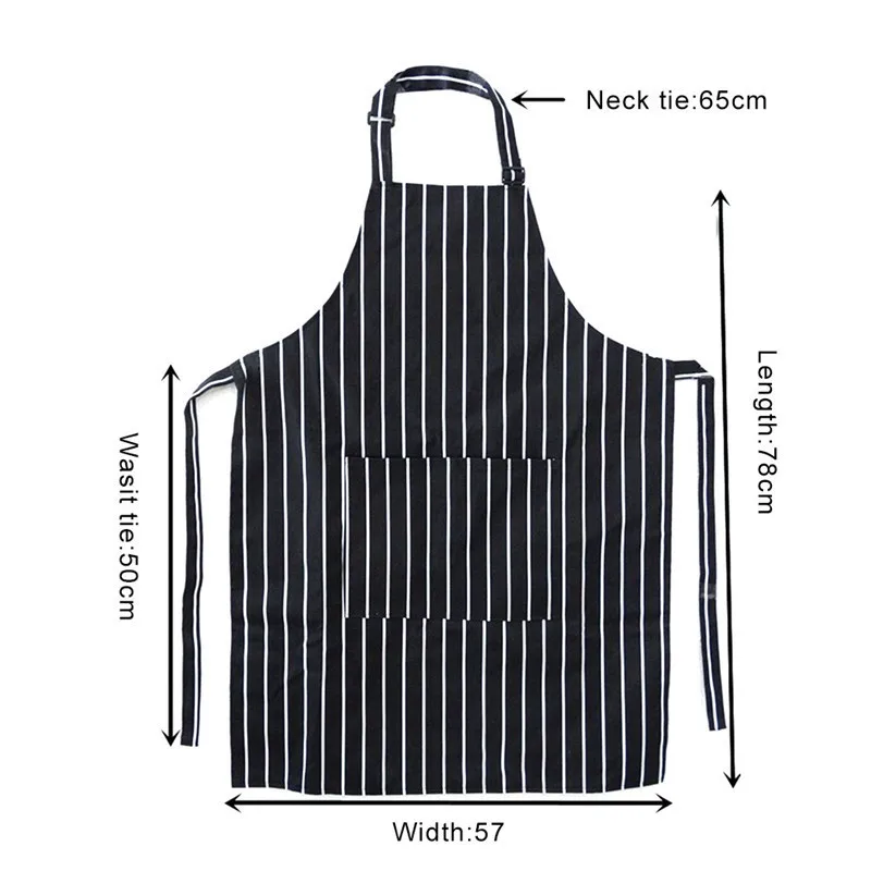 Stripped-Chef-Aprons-with-2-Pockets-Sleeveless-Adult-Men-Women-Apron-Kitchen-Cooking-Tools-Plaid-Polyester0